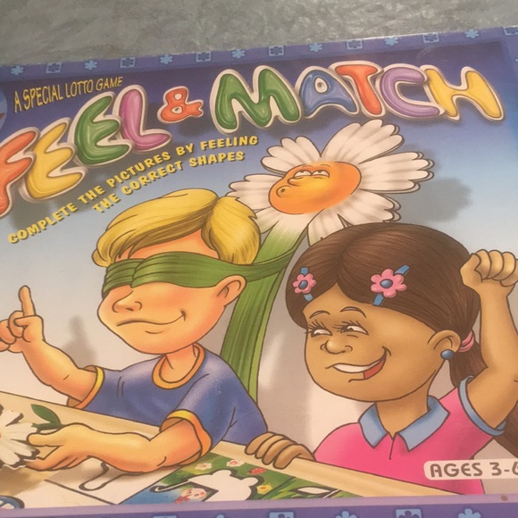 Feel & Match Game A special Lotto Game very RARE Complete hand feel Shape Game - Picture 4 of 8
